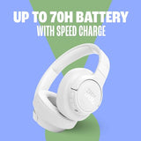 JBL Tune 770NC Casque supra-auriculaire sans fil, autonomie jusqu'à 70 h, Réduction de Bruit Adaptative, Smart Ambient, noir