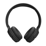 JBL Tune 520BT, casque audio sans fil, léger et confortable, Bluetooth 5.3, autonomie jusqu'à 57 h, charge rapide, son JBL Pure Bass, noir