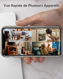 Imou 2K(3MP) Caméra Surveillance WiFi Intérieure Caméra 360° Connectée Smartphone avec Détection Humaine AI Suivi Intelligent Sirène Audio Bidirectionnel Compatible Alexa pour Bébé/Animaux