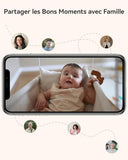 Imou 2K(3MP) Caméra Surveillance WiFi Intérieure Caméra 360° Connectée Smartphone avec Détection Humaine AI Suivi Intelligent Sirène Audio Bidirectionnel Compatible Alexa pour Bébé/Animaux