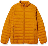 Amazon Essentials Doudoune Imperméable Légère Et Compacte (Disponible en Grande Taille) Homme, Jaune Doré, XXL