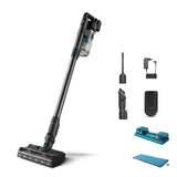 Philips Aspirateur sans Fil Aqua 7000 Series, Moteur Digital, PowerCyclone 12, Eclairage LED, Module Aqua Amovible, Autonomie de 80 Min, Inclus 2 Accessoires, Bleu (XC7053/01)