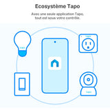 Tapo Ampoule Connectée WiFi, Ampoule LED E27 Multicolore 2500K-6500K, Dimmable 8.7 W 806Lm, Compatible avec Alexa et Google Home, Commande Vocale, Economie d'énergie, L530E