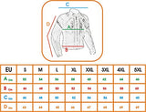 Moto CE Protections Textile Blouson Manchon Démontable Gilet Termique Blanc L