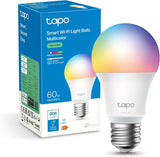 Tapo Ampoule Connectée WiFi, Ampoule LED E27 Multicolore 2500K-6500K, Dimmable 8.7 W 806Lm, Compatible avec Alexa et Google Home, Commande Vocale, Economie d'énergie, L530E