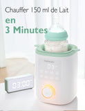 Momcozy Nutri Chauffe-Biberon, 9-en-1Chauffe Biberon avec Veilleuse, Contrôle Précis de la Température, Préserve les Nutriments du Lait Maternel, Compatible avec Tous les Biberons et le Lait Infantile