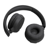JBL Tune 520BT, casque audio sans fil, léger et confortable, Bluetooth 5.3, autonomie jusqu'à 57 h, charge rapide, son JBL Pure Bass, noir