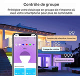 Tapo Ampoule Connectée WiFi, Ampoule LED E27 Multicolore 2500K-6500K, Dimmable 8.7 W 806Lm, Compatible avec Alexa et Google Home, Commande Vocale, Economie d'énergie, L530E