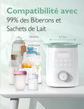 Momcozy Nutri Chauffe-Biberon, 9-en-1Chauffe Biberon avec Veilleuse, Contrôle Précis de la Température, Préserve les Nutriments du Lait Maternel, Compatible avec Tous les Biberons et le Lait Infantile