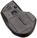 Amazon Basics USB Souris ergonomique sans fil de taille normale avec défilement rapide, Noir