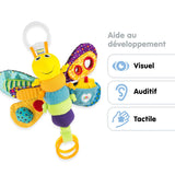 TOMY Lamaze - Freddie La Luciole, Peluche Bébé à Clip pour Berceau ou Poussette L27024, Jouet d'Éveil Bébé, Jouet Éducatif Multicolore, Convient dès la Naissance