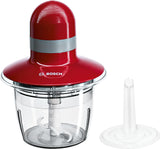 Bosch Electroménager MMR08R2 Hachoir, 400 W, 0.8 liters, Rouge
