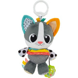 LAMAZE Millie Le Chat | Jouet de Landau à Clipser avec Textures Multiples, Hochet, Oreilles Bruissantes, Rubans en Satin | Jouet Sensoriel pour Bébé dès 0 Mois