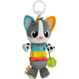 LAMAZE Millie Le Chat | Jouet de Landau à Clipser avec Textures Multiples, Hochet, Oreilles Bruissantes, Rubans en Satin | Jouet Sensoriel pour Bébé dès 0 Mois