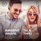 JBL Wave Beam, Écouteurs Intra-Auriculaires sans Fil, Résistance à l'Eau IP54 et IPX2, Appels Mains Libres et Batterie à Autonomie de 32 heures, en Noir