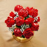LEGO Botanicals Le Bouquet de Roses - Fleurs Artificielles - Set de Construction pour Adulte - Cadeau pour Femme ou Homme Passionné(e) de Plantes - Accessoires de Décoration de Noël 10328