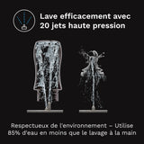 Baby Brezza - Lave-biberons Bottle Washer Pro Noir - lave, stérilise et sèche automatiquement biberons et accessoires de tire-lait