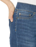 Amazon Essentials Jegging Facile à Enfiler Extensible Taille Mi-Haute - couleurs abandonnées Femme, Bleu Moyen, 48