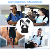 🏋️ Correcteur De Posture Pour Attelle Dorsale Réglable - Pour Hommes Et Femmes 🧘‍♂️🧘‍♀️ - LAFRIQ